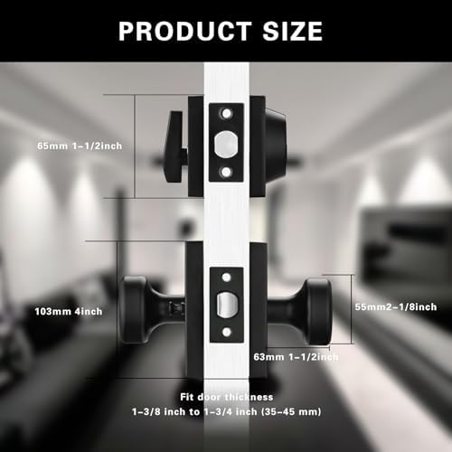 Heavy Duty Door Knobs Set