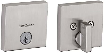 SmartKey Low Profile Door Deadbolt with Keyed Entry