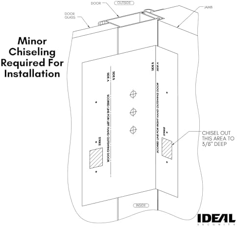 Ideal Security Door Lever Set