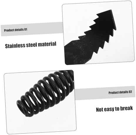 Clogs Easy - Ergonomic Design Drain Clog Solver Black stainless steel