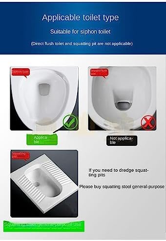 Effortless Clog Removal CessoT Stainless Steel Toilet Pipe Dredger