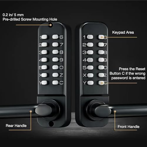 Quick-Set Door Lock with Keyless Entry for Your Secure Home