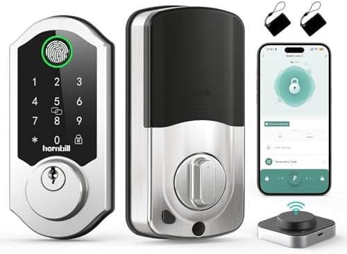 Hornbill Smart Secure russell door lock with Alexa keyless entry