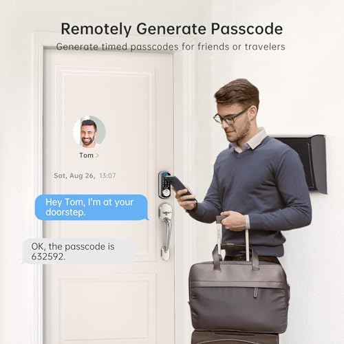 Hornbill Smart WiFi Front Door Lock with Alexa