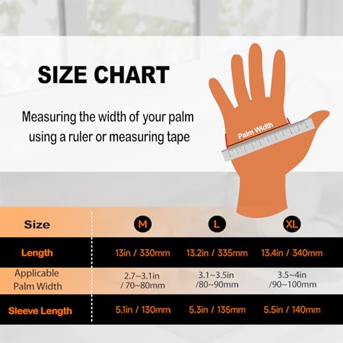 Exprosiflux Heavy-Duty thick rubber gloves for Kitchen and Bathroom Cleaning