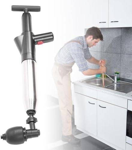Stainless Steel High-Pressure Toilet Plunger for Efficient Drainage