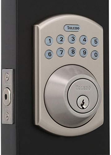 High-Quality Single Cylinder Keyless Electronic Deadbolt with Remote Refurbished