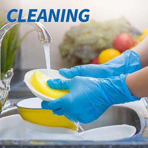 Basic Vinyl Gloves 4 Mil Powder-Free Latex-Free 100PCS