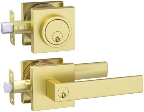 Haidms Gold Door Lock Set