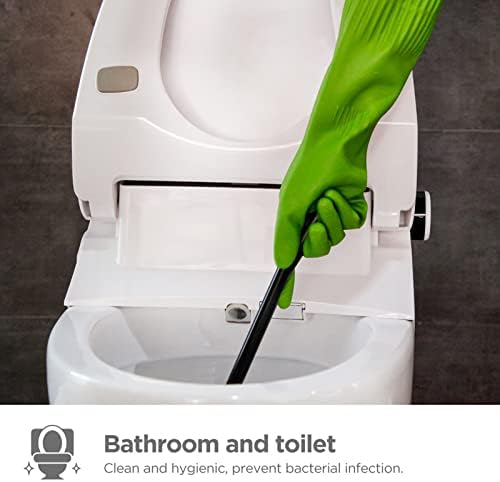 Durable Rubber Dishwashing Gloves for Kitchen Household Use