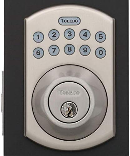 High-Quality Single Cylinder Keyless Electronic Deadbolt with Remote Refurbished