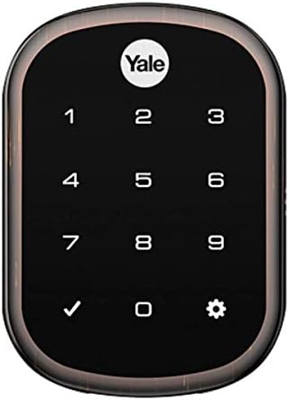 LiftMaster myQ Touchscreen Smart Lock with Oil Rubbed Bronze