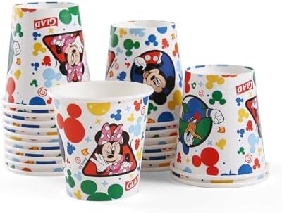 Glad for Kids Disney Paper Cups 3 Oz 20 Count
