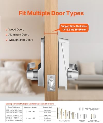 Secure Durable Mechanical Keyless Door Lock