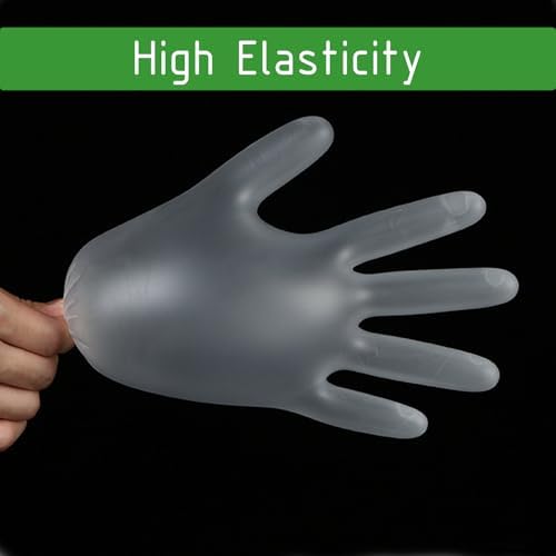 Clear Vinyl Food Safe Disposable Gloves - Latex Free Powder Free