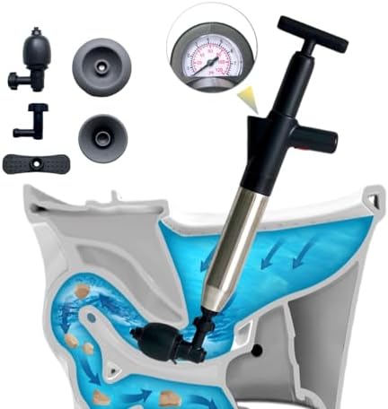 High-Pressure Toilet Plunger Powerful at Removing Blockages