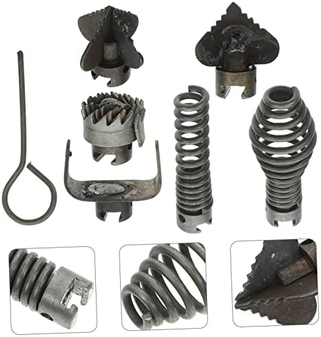 HomoyoyoDrill Set Cutter Head for Drain Cleaning Pipeline Dredging Set of 1