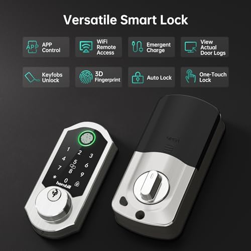 Hornbill Smart Secure russell door lock with Alexa keyless entry