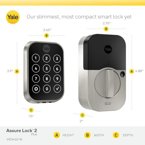Yale Assure Lock 2 Plus Apple Home Keys with Remote Access
