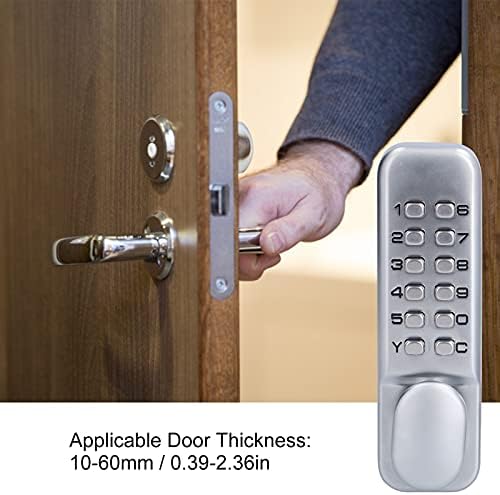 Sturdy Mechanical Keyless Door Lock with Keypad for Front Doors