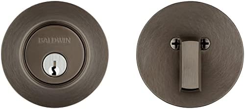 Baldwin 8244 Deadbolt Contemporary 2-18 Door Lock Oil Rubbed Bronze