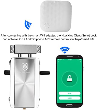 Wireless Smart Door Lock with Remote Control APP Unlock Anti-Theft Durable
