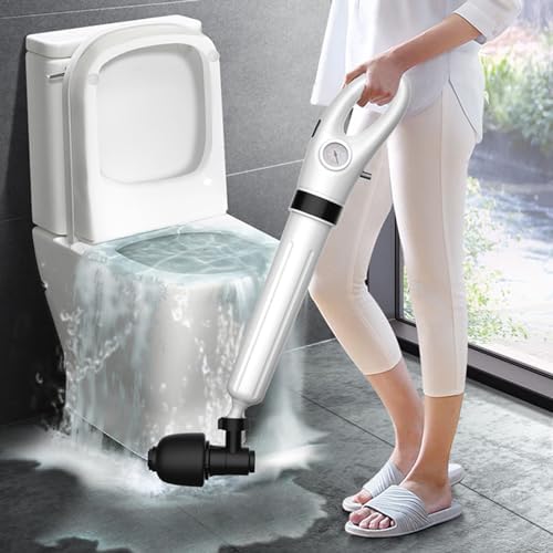 Hesitroad 360 Degree Toilet Plunger with 5 Heads