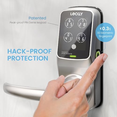 Lockly Interconnected DeadboltLatch Smart Door Lock Set