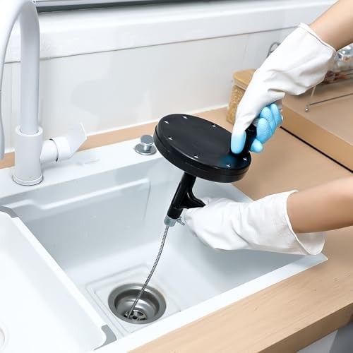 Drain Auger 33FT Speedy Pipe Cleaners for Sink Shower Bathroom