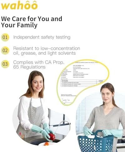 Wahoo Dishwashing Gloves for Skin Protection