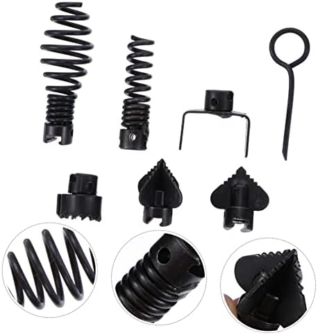 EXHUMKY 7pc Set Manganese Steel Dredge Cutter Tools for Plumbing Efficiency