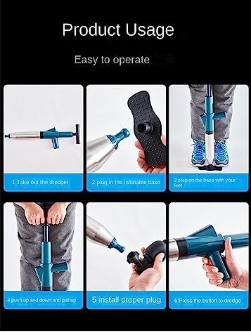 Effortless Clog Removal CessoT Stainless Steel Toilet Pipe Dredger