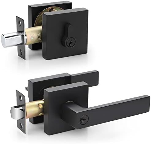 EHOMEWARE Black Door Handleset