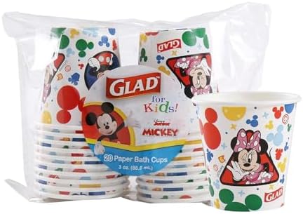 Glad for Kids Disney Paper Cups 3 Oz 20 Count
