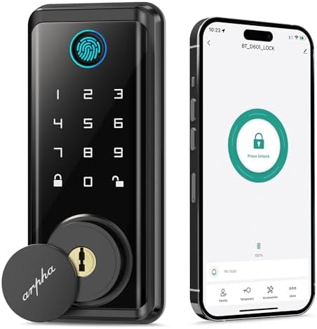 Zinc Alloy Fingerprint Keyless Entry Door Lock
