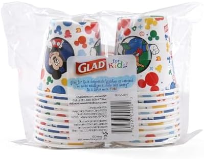 Adorable Sobserve bath cupsMickey daily mouth rinse 20 pack