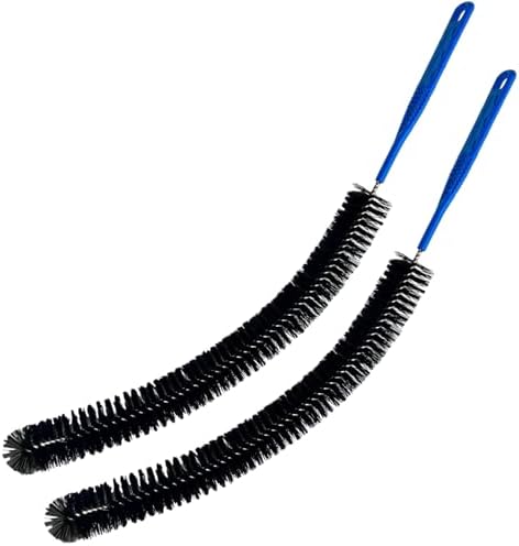 2-Piece Ergonomic Bendable Drain Cleaning Brush for Kitchens homes