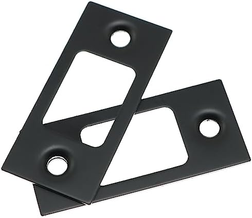 Maxmoral 2-Piece Corner Deadbolt Strike Plate Set