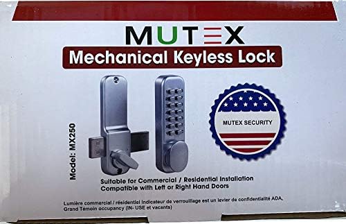 Secure Door Deadbolt with Keyless Entry for Small Doors