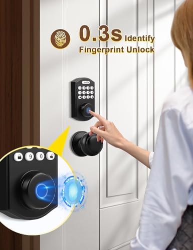 Super Secure Entry Door Lock with Fingerprint Smart Door Lock Set