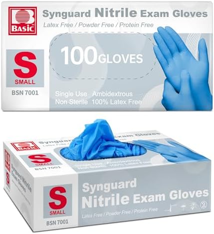 Stay Safe Comfortable Nitrile Exam Gloves