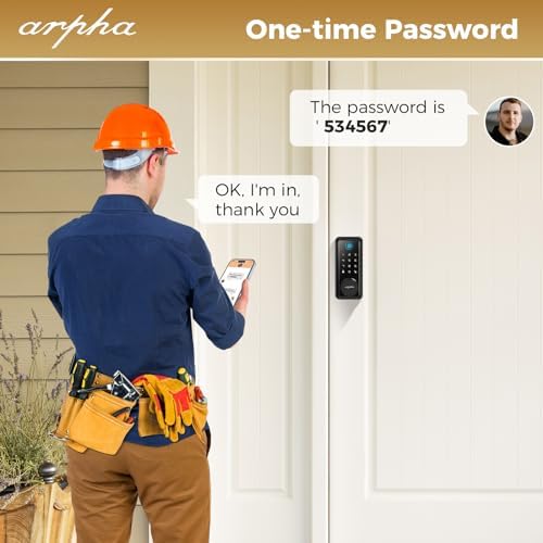 Zinc Alloy Fingerprint Keyless Entry Door Lock