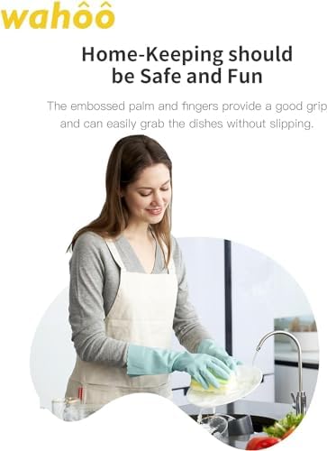 Reusable Skin-Friendly Cleaning Gloves Dishwashing Gloves