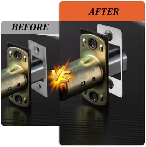 Large Hole Strike Plate for Exterior Doors