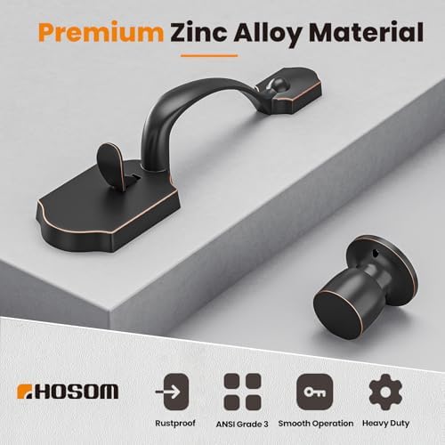 Secure Front Door Handle Set for Home Use