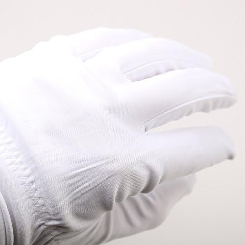 Dexac Microfiber Gloves - Protection for Jewelry Optics White