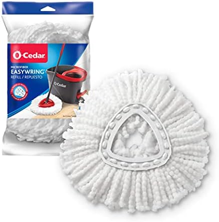 Experience the difference with O-Cedar EasyWring Spin Mop Refill Pack of 60