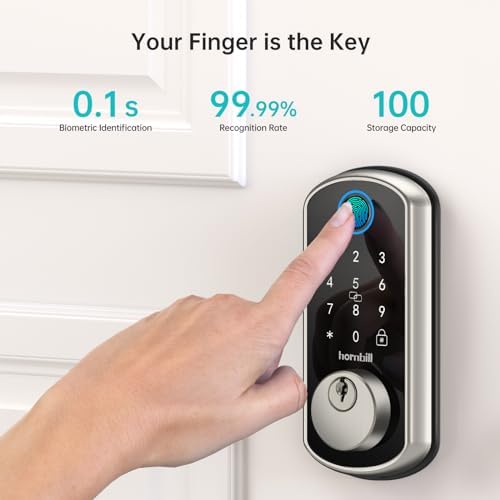 Hornbill Smart WiFi Front Door Lock with Alexa