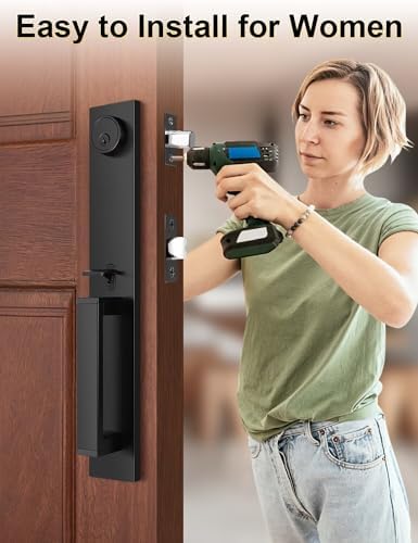 Tinewa Heavy Duty Front Door Lock Set with 3 Keys