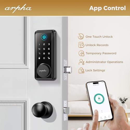 Zinc Alloy Fingerprint Keyless Entry Door Lock